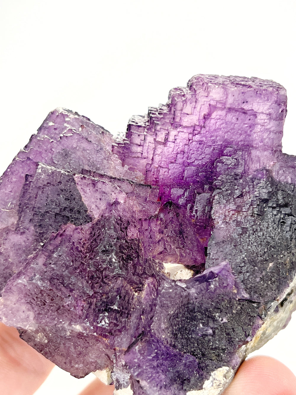 Fluorite with Galena from muzquiz Spain