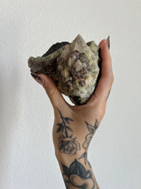 Load image into Gallery viewer, Candle Quarts, Fluorite and Galena
