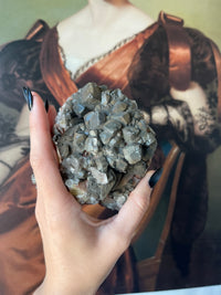 Load image into Gallery viewer, Calcite and Hematite mixed mineral specimen
