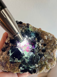 Load image into Gallery viewer, Yindu Fluorite on Matrix
