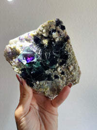 Load image into Gallery viewer, Yindu Fluorite on Matrix

