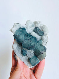 Load image into Gallery viewer, QR Code Fluorite
