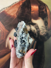 Load image into Gallery viewer, Mixed Mineral Specimen with quartz, hematite, pyrite &amp; galena
