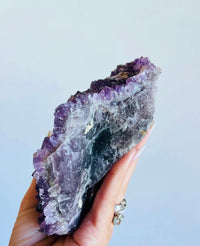 Load image into Gallery viewer, Amethyst on Fluorite Matrix
