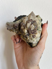 Load image into Gallery viewer, Candle Quarts, Fluorite and Galena
