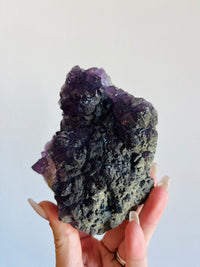 Load image into Gallery viewer, Amethyst on Fluorite
