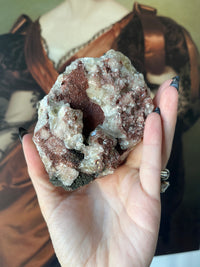 Load image into Gallery viewer, Calcite and Hematite mixed mineral specimen
