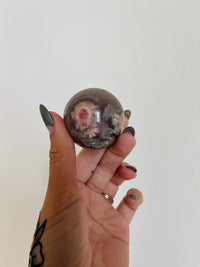Load image into Gallery viewer, Flower Agate Sphere
