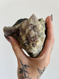 Load image into Gallery viewer, Candle Quarts, Fluorite and Galena
