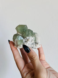 Load image into Gallery viewer, Candle Quartz with Fluorite
