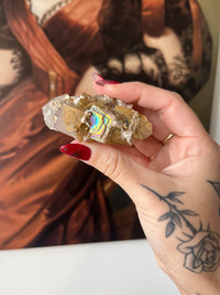 Load image into Gallery viewer, Balochristian Fluorite with naturally occurring Aura
