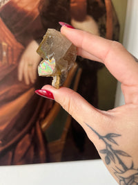 Load image into Gallery viewer, Balochristian Fluorite with naturally occurring Aura
