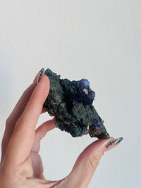 Load image into Gallery viewer, Tanzanite Fluorite on matrix
