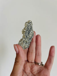 Load image into Gallery viewer, Aquamarine on Mica
