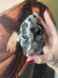 Load image into Gallery viewer, Mixed Mineral Specimen with quartz, hematite, pyrite &amp; galena
