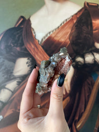 Load image into Gallery viewer, Calcite and Hematite Specimen
