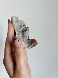 Load image into Gallery viewer, Jinlong Quartz with Hematite and Pyrite
