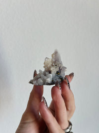 Load image into Gallery viewer, Jinlong Quartz with Hematite and Pyrite
