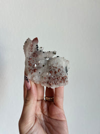 Load image into Gallery viewer, Jinlong Quartz with Hematite and Pyrite
