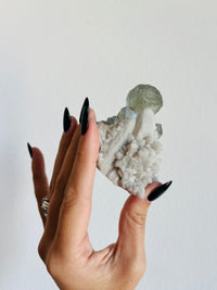 Load image into Gallery viewer, Candle Quartz with Fluorite
