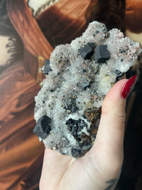 Load image into Gallery viewer, Mixed Mineral Specimen with quartz, hematite, pyrite &amp; galena
