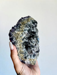 Load image into Gallery viewer, Amethyst on Fluorite
