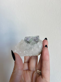 Load image into Gallery viewer, Fluorite and quartz - Zhejiang
