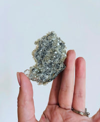 Load image into Gallery viewer, Aquamarine on Mica
