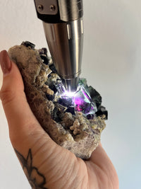 Load image into Gallery viewer, Yindu Fluorite on Matrix
