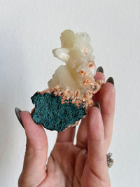 Load image into Gallery viewer, Apophyllite and Stilbite on Matrix Specimen
