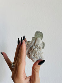 Load image into Gallery viewer, Candle Quartz with Fluorite
