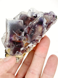 Load image into Gallery viewer, Etched &quot;Watercolor&quot; Yindu Fluorite
