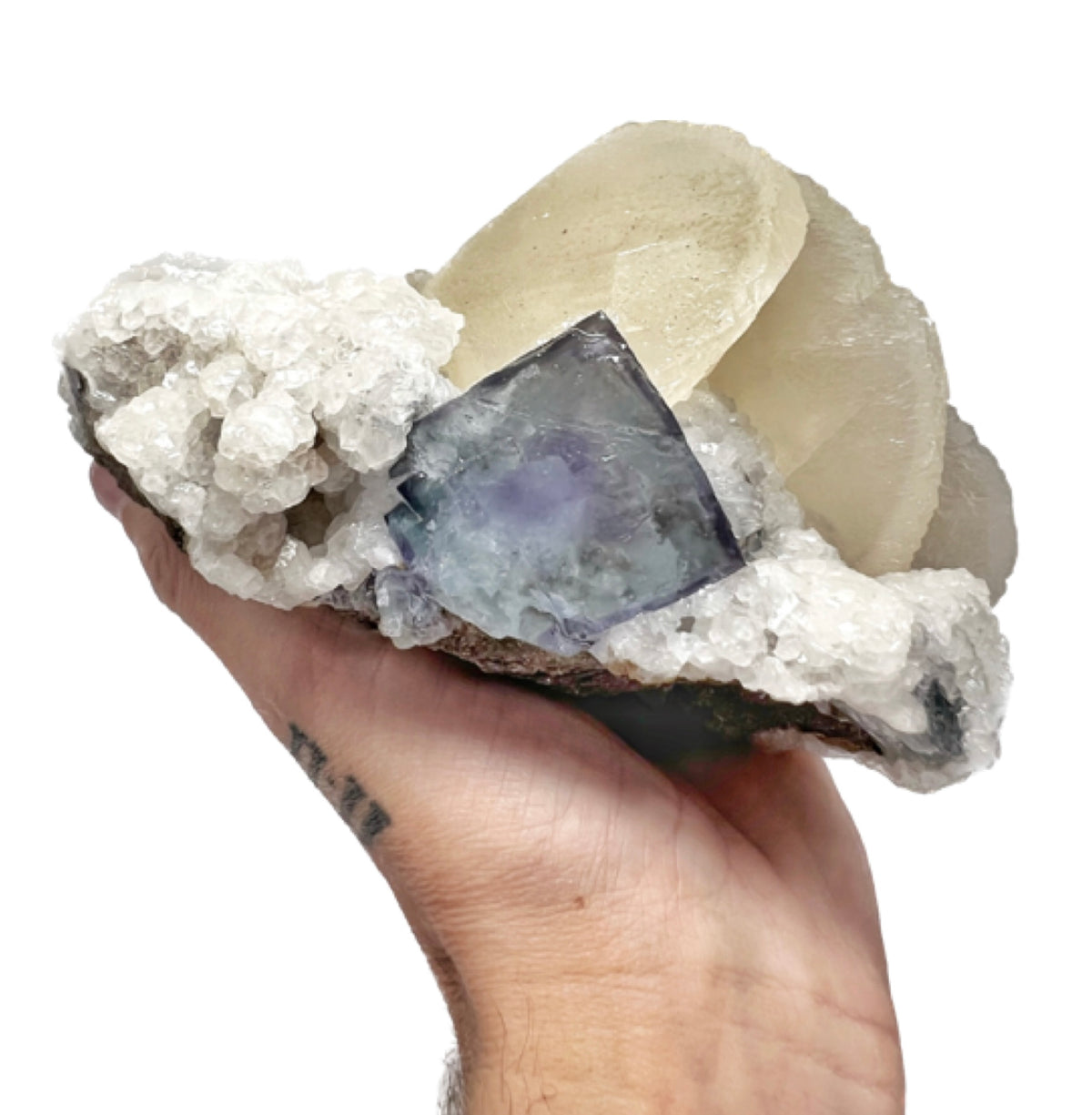 Xianghualing fluorite / calcite